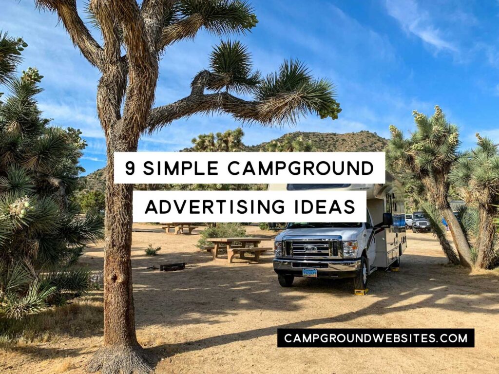 campground advertising ideas