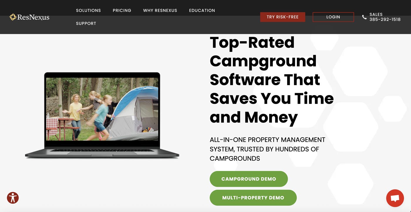 Resnexus campground booking software