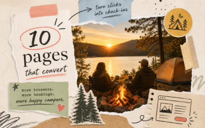 10 campground website pages that turn browsers into guests